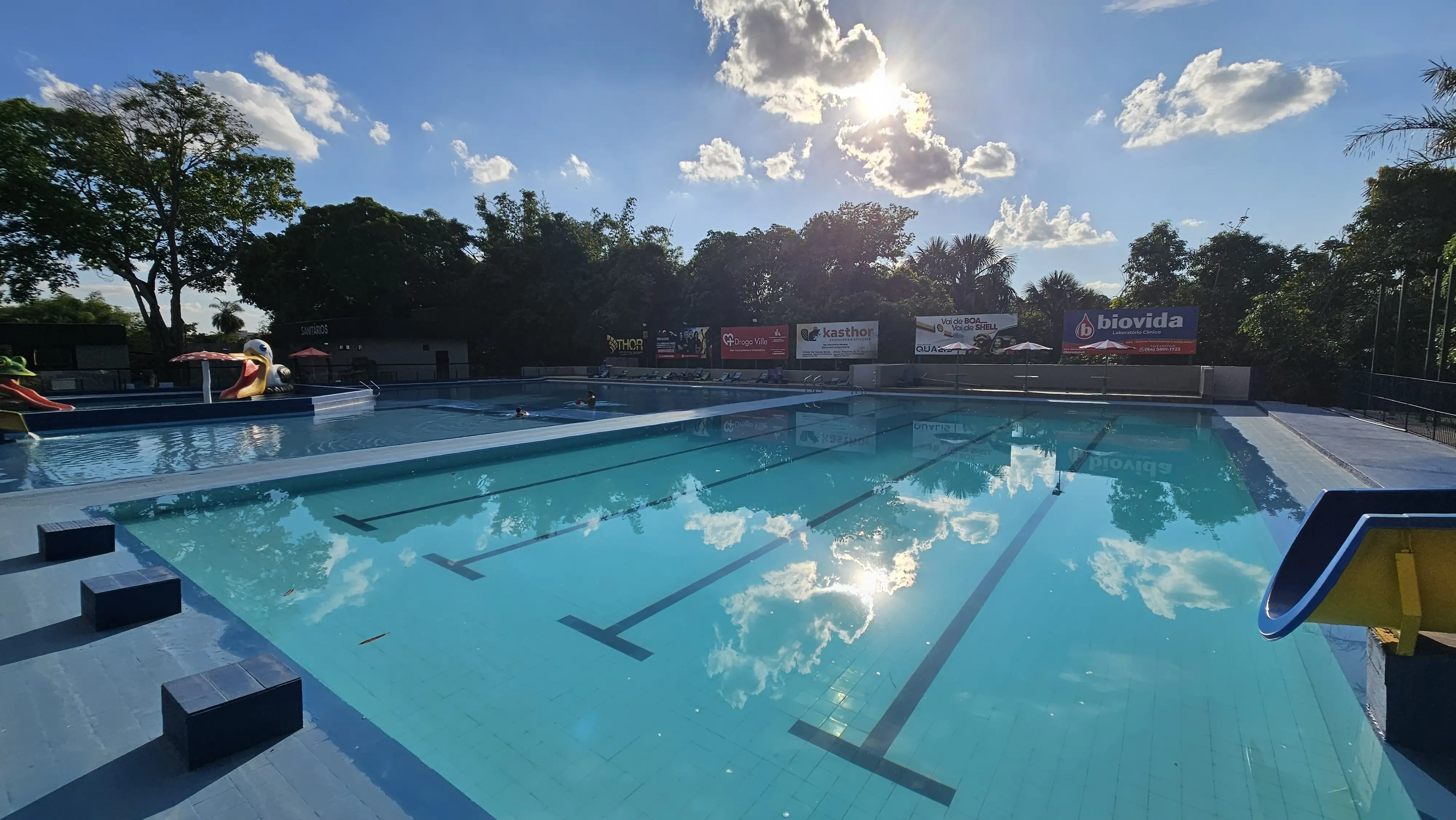 Vista Panorâmica das Piscinas